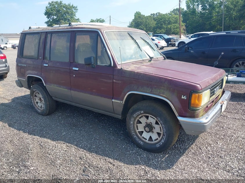 1991 Isuzu Trooper VIN JACCH58R9M7908142 IAAI salvage auction — NORMAL WEAR, Clear (South Carolina), sold $25 on 2026-07-28 (photo 1)