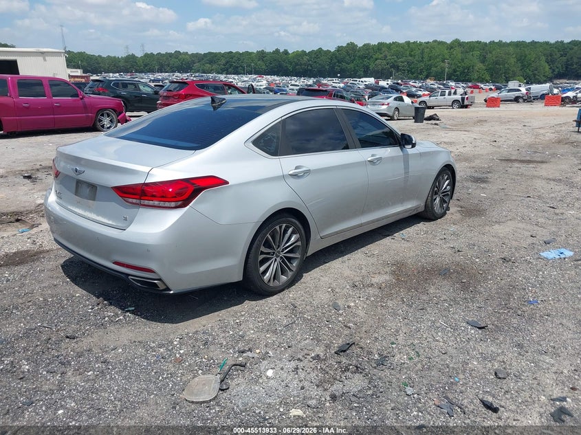 2015 Hyundai Genesis VIN KMHGN4JE9FU102346 IAAI salvage auction — LEFT SIDE, Salvage (South Carolina), sold $1,650 on 2026-07-29 (photo 4)