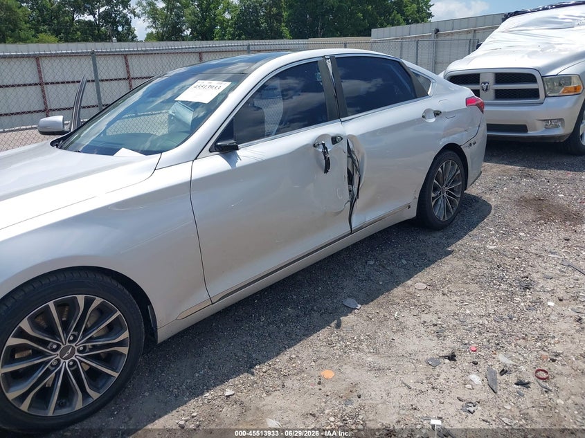 2015 Hyundai Genesis VIN KMHGN4JE9FU102346 IAAI salvage auction — LEFT SIDE, Salvage (South Carolina), sold $1,650 on 2026-07-29 (photo 6)