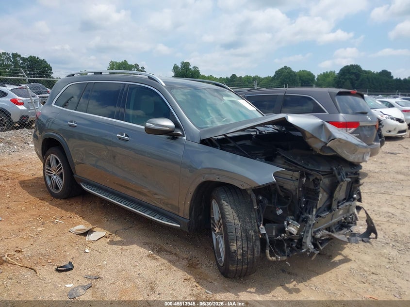 2020 Mercedes-benz Gls-klasse VIN 4JGFF5KE2LA262496 IAAI salvage auction — FRONT END, Salvage Title, sold $11,100 on 2026-08-12 (photo 1)