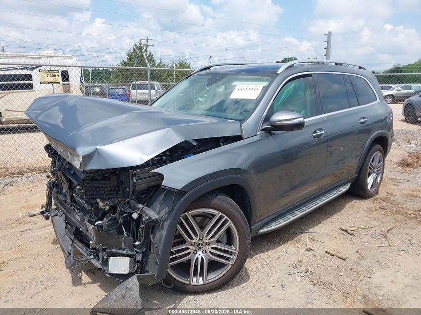 2020 Mercedes-benz Gls-klasse VIN 4JGFF5KE2LA262496 IAAI salvage auction — FRONT END, Salvage Title, sold $11,100 on 2026-08-12 (photo 2)