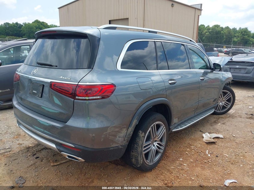 2020 Mercedes-benz Gls-klasse VIN 4JGFF5KE2LA262496 IAAI salvage auction — FRONT END, Salvage Title, sold $11,100 on 2026-08-12 (photo 4)
