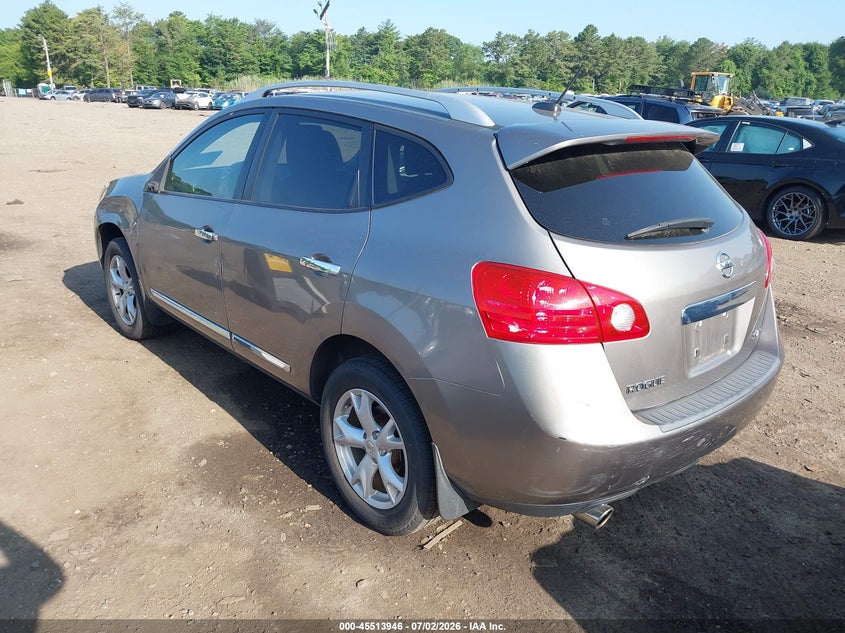 2011 Nissan Rogue VIN JN8AS5MV8BW672670 IAAI salvage auction — LEFT FRONT, Mv-907A (New York), sold $450 on 2026-07-14 (photo 3)