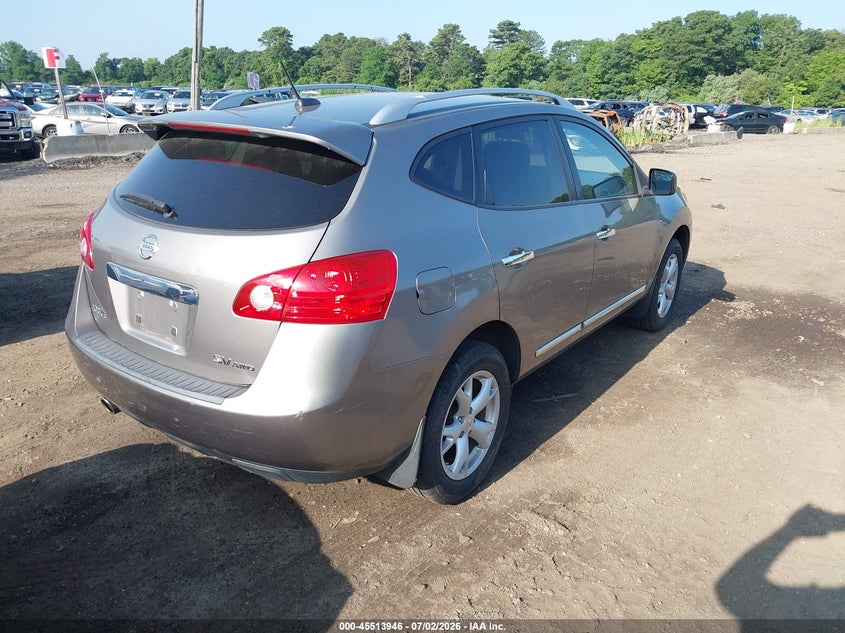 2011 Nissan Rogue VIN JN8AS5MV8BW672670 IAAI salvage auction — LEFT FRONT, Mv-907A (New York), sold $450 on 2026-07-14 (photo 4)