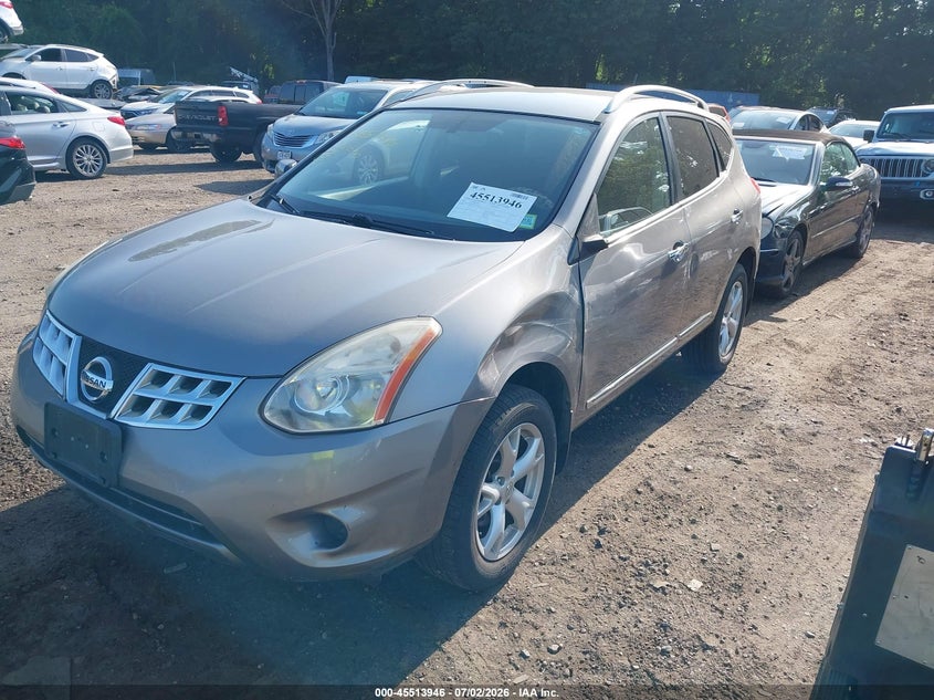2011 Nissan Rogue VIN JN8AS5MV8BW672670 IAAI salvage auction — LEFT FRONT, Mv-907A (New York), sold $450 on 2026-07-14 (photo 6)