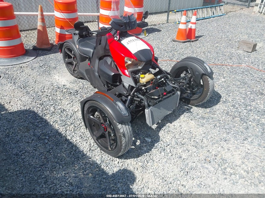 2024 Can-am/ brp Ryker VIN 3JB2JEG49RJ000234 IAAI salvage auction — FRONT END, Salvage (Virginia), sold $1,650 on 2026-07-28 (photo 1)