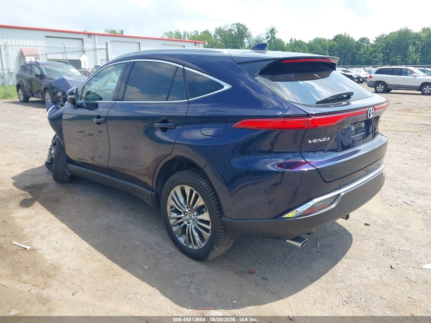 2024 Toyota Venza VIN JTEAAAAH4RJ188861 IAAI salvage auction — FRONT END, Salvage Title, sold $4,750 on 2026-07-21 (photo 3)