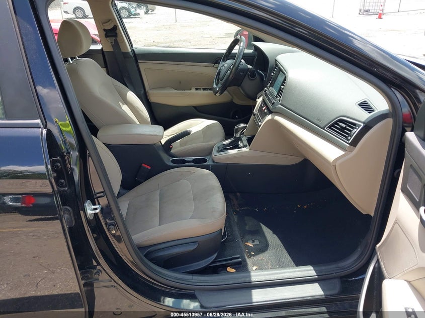 2017 Hyundai Elantra VIN KMHD84LF5HU248116 IAAI salvage auction — FRONT & REAR, Original (Texas), sold $900 on 2026-07-13 (photo 5)
