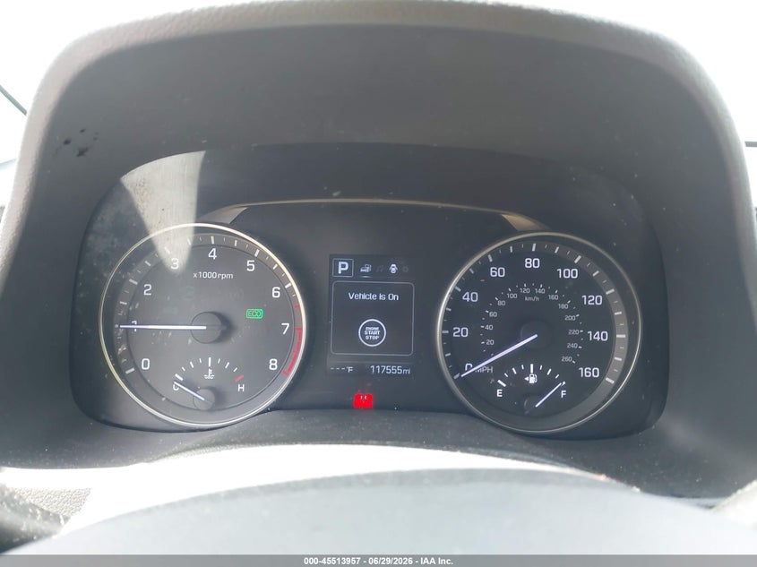 2017 Hyundai Elantra VIN KMHD84LF5HU248116 IAAI salvage auction — FRONT & REAR, Original (Texas), sold $900 on 2026-07-13 (photo 7)