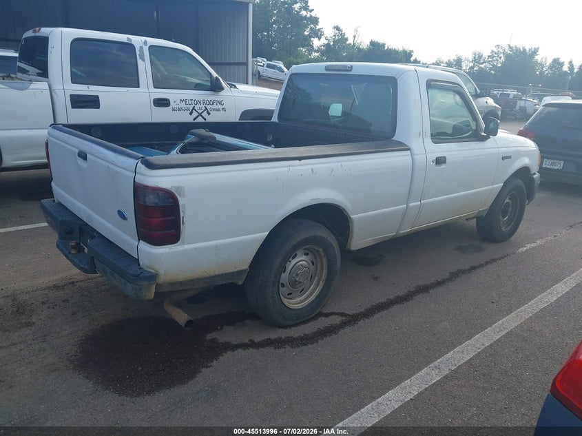2005 Ford Ranger VIN 1FTYR10D95PA84223 IAAI salvage auction — LEFT REAR, Clear (Mississippi), sold $1,100 on 2026-07-09 (photo 4)