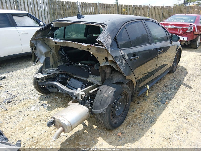 2021 Toyota Corolla VIN 5YFEPMAE8MP177703 IAAI salvage auction — REAR END, Clear (Virginia), sold $2,800 on 2026-07-27 (photo 4)