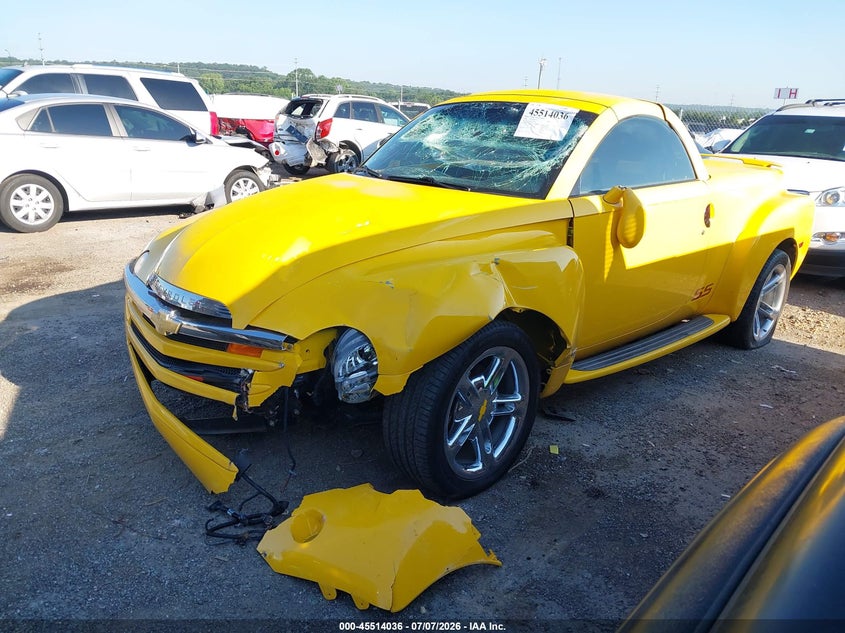 2005 Chevrolet Ssr VIN 1GCES14H25B117435 IAAI salvage auction — ROOF, Clear (Oklahoma), sold $10,250 on 2026-09-01 (photo 2)
