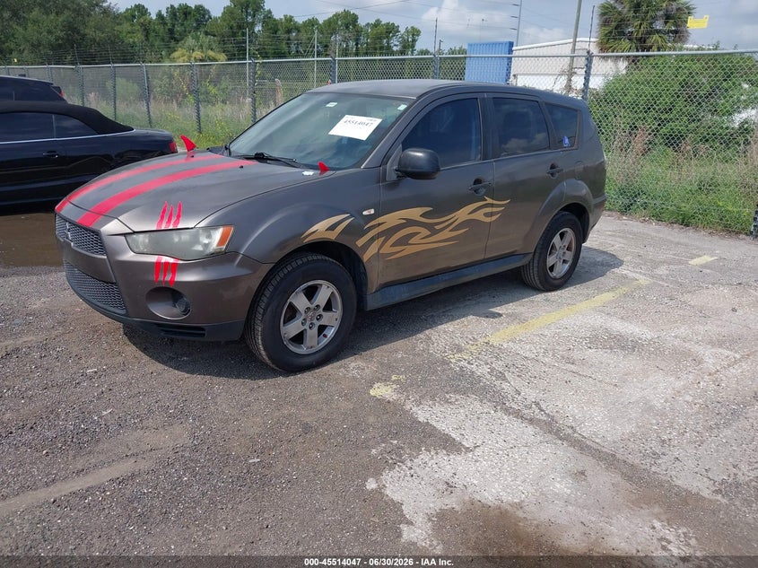 2011 Mitsubishi Outlander VIN JA4AS2AW7BU007725 IAAI salvage auction — NORMAL WEAR, Clear (Florida), sold $350 on 2026-07-15 (photo 2)