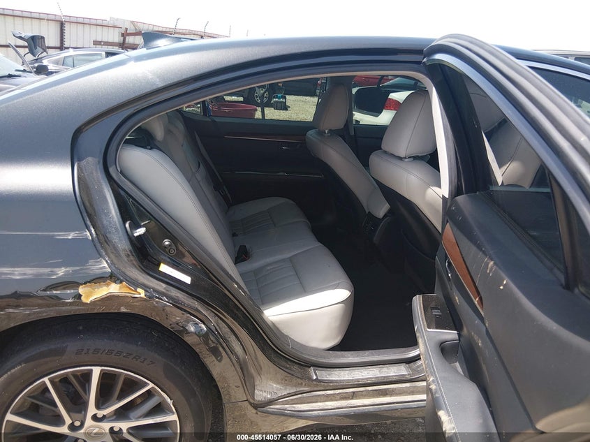 2017 Lexus ES VIN 58ABK1GG4HU051912 IAAI salvage auction — FRONT END, Salvage Title, sold $6,500 on 2026-09-10 (photo 8)