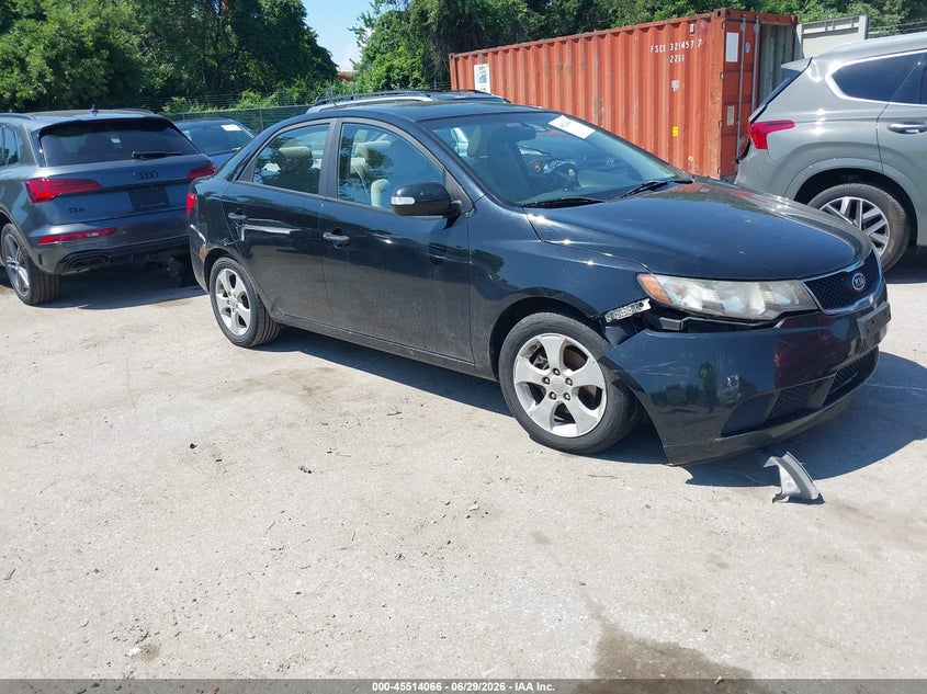 2010 Kia Forte VIN KNAFU4A29A5253583 IAAI salvage auction — NORMAL WEAR, Clear (Maryland), sold $475 on 2026-07-16 (photo 1)