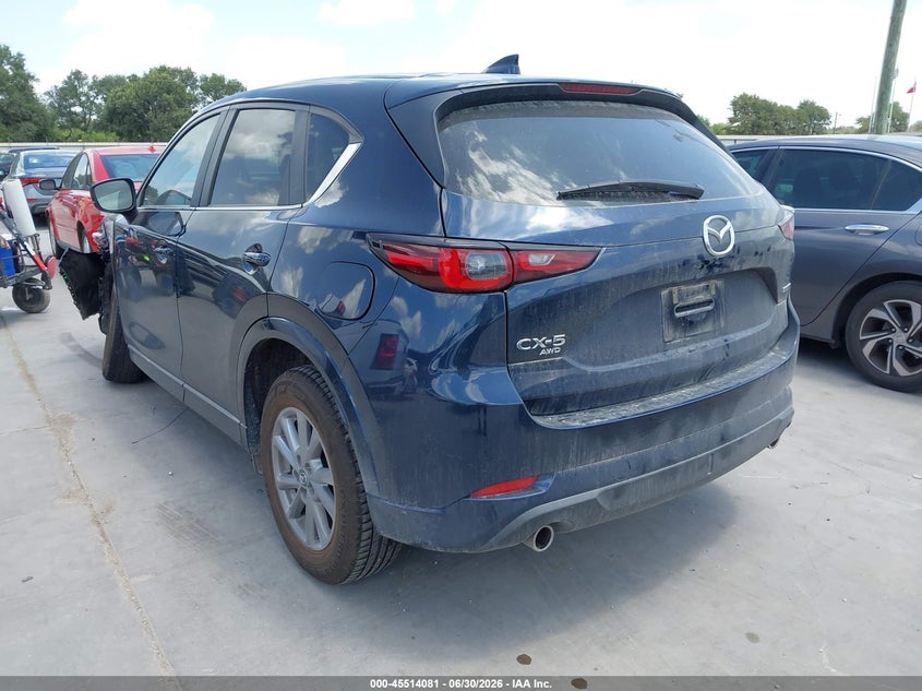 2025 Mazda Cx-5 VIN JM3KFBCL5S0679220 IAAI salvage auction — LEFT FRONT, Enterprise Vehicles Clear Only (Texas), sold $18,800 on 2026-07-07 (photo 3)