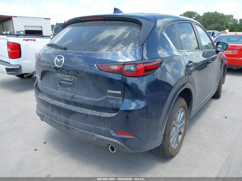 2025 Mazda Cx-5 VIN JM3KFBCL5S0679220 IAAI salvage auction — LEFT FRONT, Enterprise Vehicles Clear Only (Texas), sold $18,800 on 2026-07-07 (photo 4)