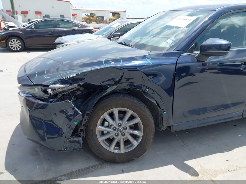 2025 Mazda Cx-5 VIN JM3KFBCL5S0679220 IAAI salvage auction — LEFT FRONT, Enterprise Vehicles Clear Only (Texas), sold $18,800 on 2026-07-07 (photo 6)