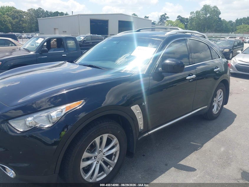 2014 Infiniti Qx70 VIN JN8CS1MW5EM413631 IAAI salvage auction — NORMAL WEAR, Clear (Georgia), sold $2,350 on 2026-07-29 (photo 6)