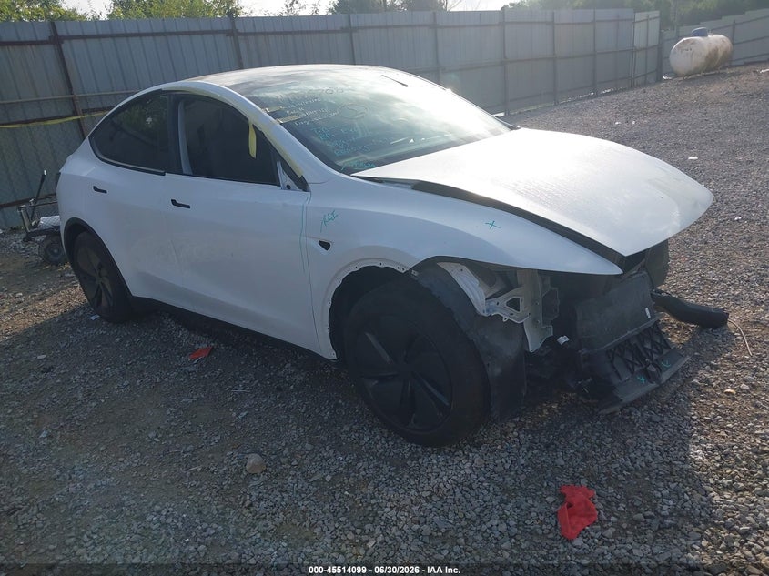 2026 Tesla Model y VIN 7SAYGDEE1TF422409 IAAI salvage auction — FRONT END, Salvage (Ohio), sold $19,975 on 2026-07-16 (photo 1)