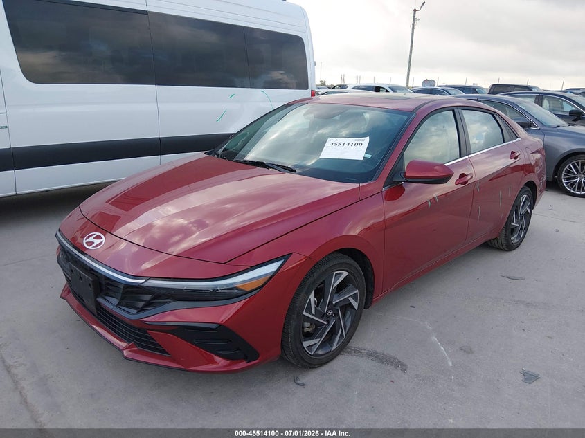 2025 Hyundai Elantra VIN KMHLS4DG7SU018623 IAAI salvage auction — LEFT REAR, Enterprise Vehicles Clear Only (Colorado), sold $16,600 on 2026-07-07 (photo 2)