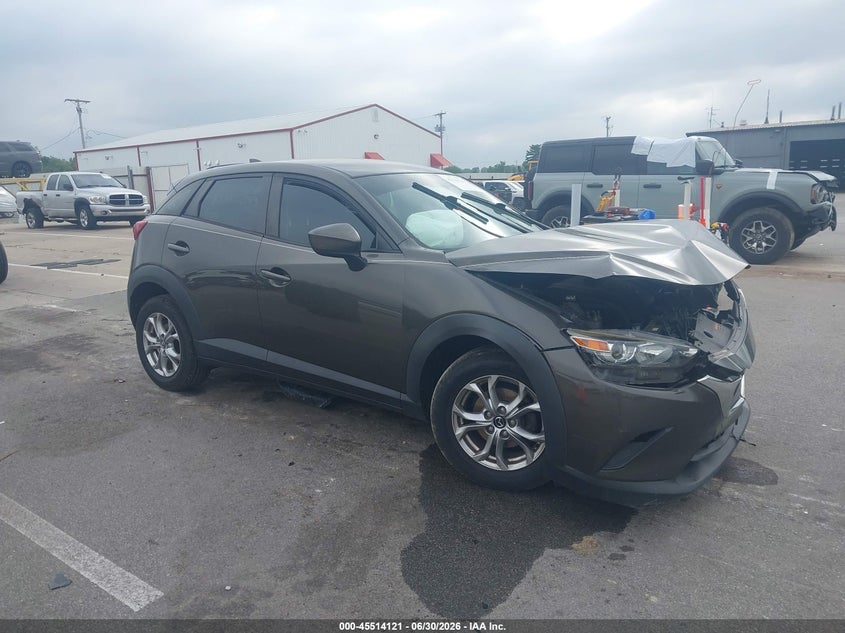 2017 Mazda Cx-3 VIN JM1DKDB73H0166862 IAAI salvage auction — FRONT END, Salvage (North Carolina), sold $1,000 on 2026-07-31 (photo 1)