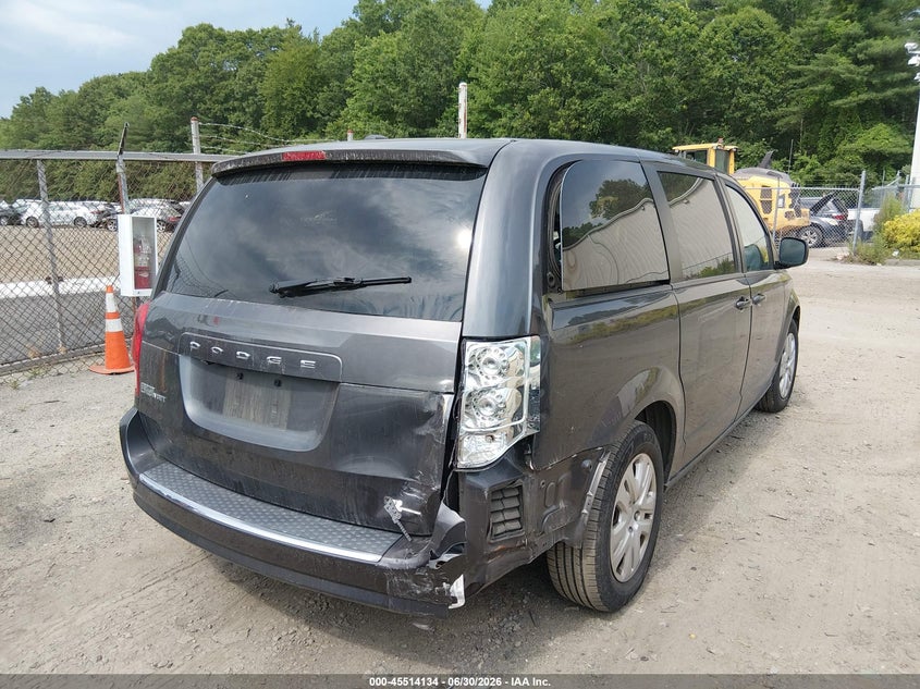 2018 Dodge Caravan VIN 2C4RDGBG3JR225874 IAAI salvage auction — LEFT FRONT, Salvage (Massachusetts), sold $2,350 on 2026-07-25 (photo 4)