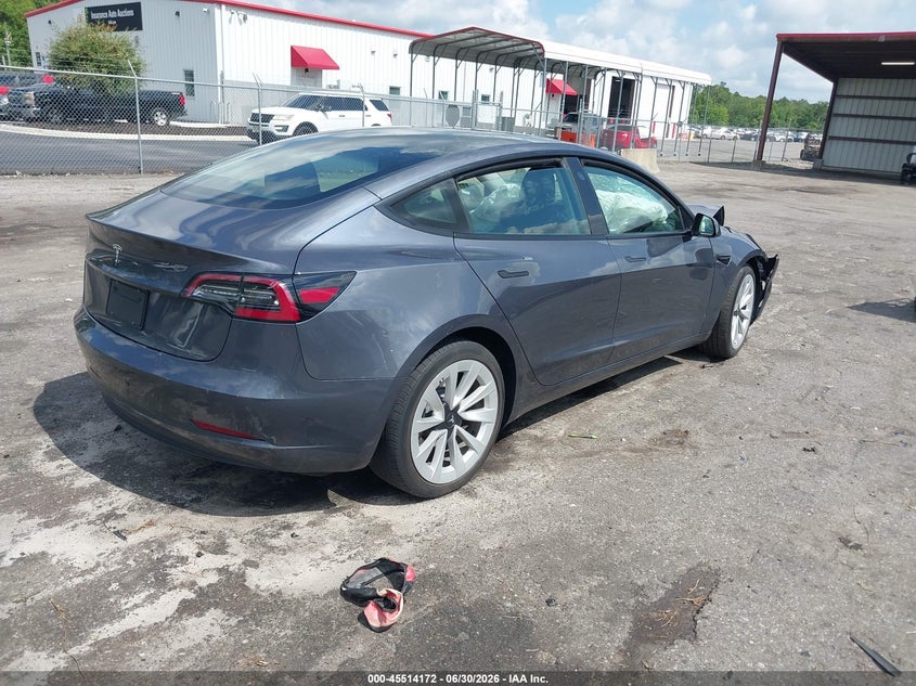 2023 Tesla Model 3 VIN 5YJ3E1EA5PF429703 IAAI salvage auction — FRONT END, Rebuildable (Florida), sold $5,100 on 2026-07-30 (photo 4)