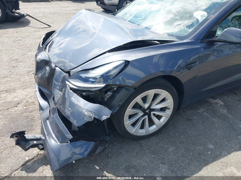 2023 Tesla Model 3 VIN 5YJ3E1EA5PF429703 IAAI salvage auction — FRONT END, Rebuildable (Florida), sold $5,100 on 2026-07-30 (photo 6)