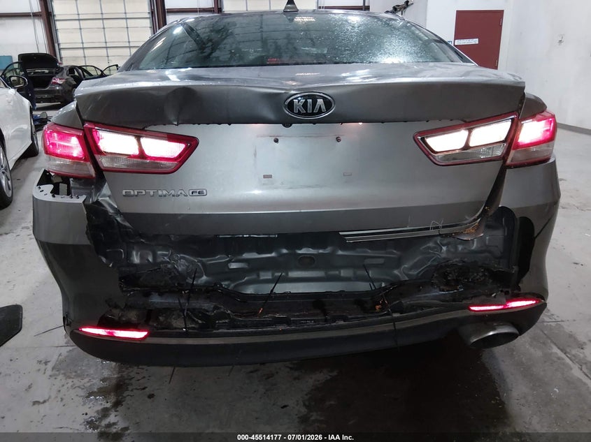 2017 Kia Optima VIN 5XXGT4L30HG168900 IAAI salvage auction — REAR END, Salvage (Idaho), sold $3,300 on 2026-07-17 (photo 6)