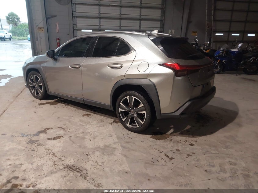 2020 Lexus Ux VIN JTHX3JBH2L2025052 IAAI salvage auction — RIGHT FRONT, Salvage Title, sold $6,200 on 2026-07-19 (photo 3)