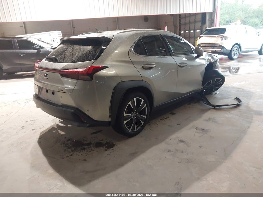 2020 Lexus Ux 200 VIN JTHX3JBH2L2025052 IAAI salvage auction — RIGHT FRONT, Rebuildable (Florida), sold $8,000 on 2026-09-01 (photo 4)