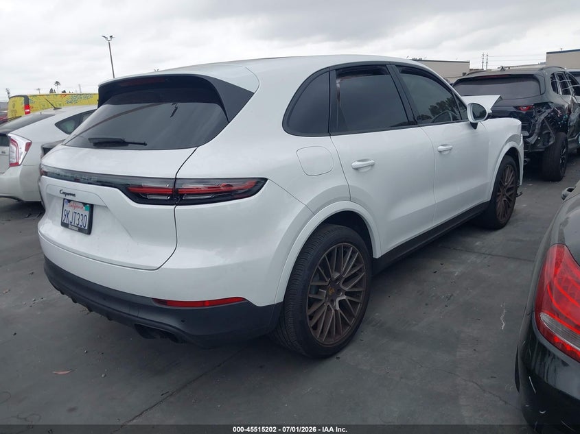 2023 Porsche Cayenne VIN WP1AA2AY9PDA04499 IAAI salvage auction — FRONT END, Salvage Title, sold $14,200 on 2026-08-26 (photo 4)