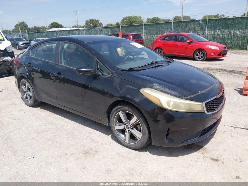 2018 Kia Forte VIN 3KPFL4A76JE233359 IAAI salvage auction — NORMAL WEAR, Clear (Kansas), sold $1,350 on 2026-07-31 (photo 1)