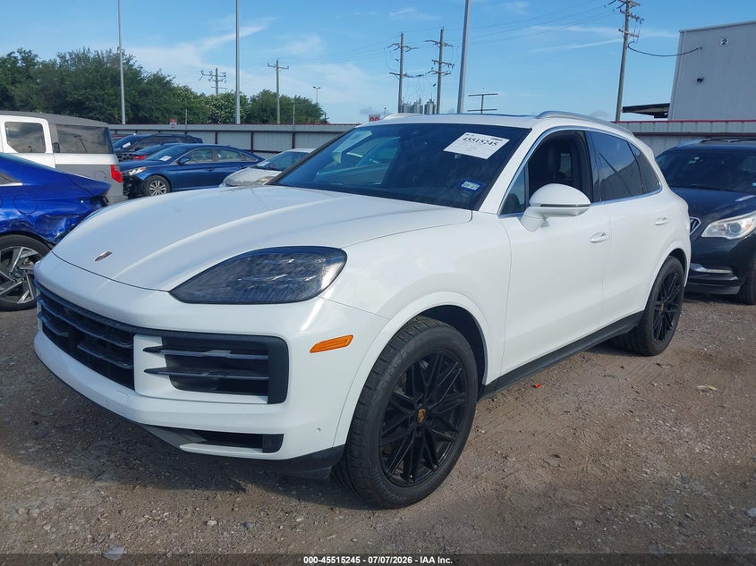 2024 Porsche Cayenne VIN WP1AA2AY1RDA13958 IAAI salvage auction — ROOF, Salvage (Texas), sold $44,800 on 2026-08-31 (photo 2)
