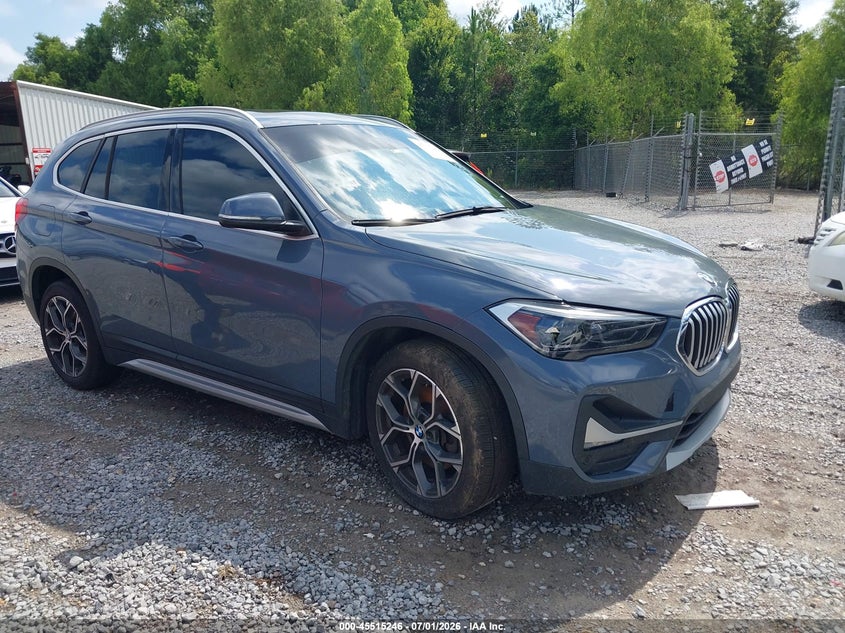 2020 BMW X1 VIN WBXJG7C06L5P25861 IAAI salvage auction — WATER/FLOOD, Flood (Mississippi), sold $4,900 on 2026-07-31 (photo 1)