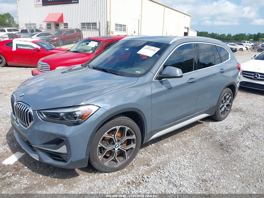 2020 BMW X1 VIN WBXJG7C06L5P25861 IAAI salvage auction — WATER/FLOOD, Flood (Mississippi), sold $4,900 on 2026-07-31 (photo 2)