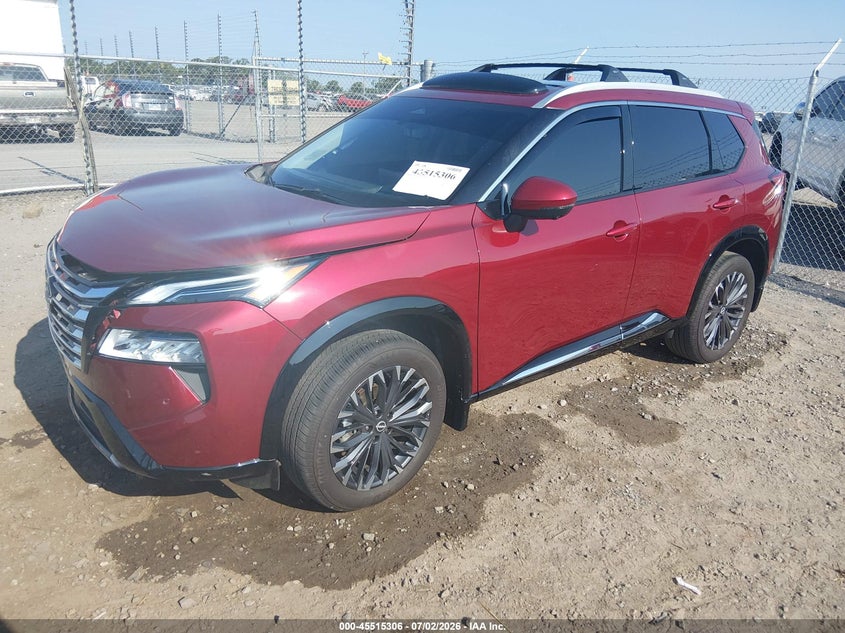 2025 Nissan Rogue VIN JN8BT3DC9SW381583 IAAI salvage auction — FRONT END, Salvage (Arkansas), sold $8,900 on 2026-08-02 (photo 2)