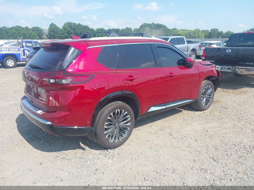 2025 Nissan Rogue VIN JN8BT3DC9SW381583 IAAI salvage auction — FRONT END, Salvage (Arkansas), sold $8,900 on 2026-08-02 (photo 4)