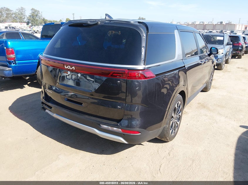 2023 Kia Carnival VIN KNDNC5H32P6298390 IAAI salvage auction — LEFT REAR, Salvage (California), sold $6,200 on 2026-07-29 (photo 4)
