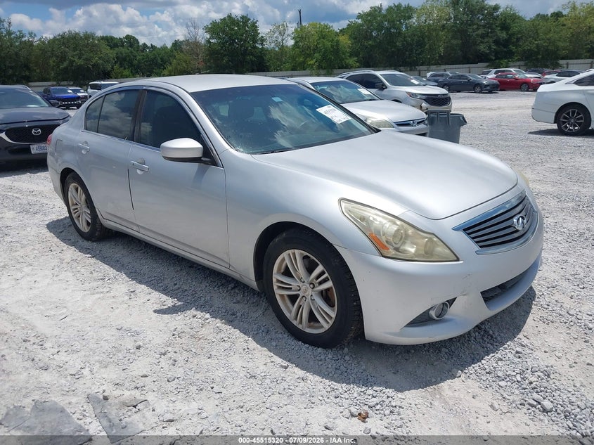 2010 Infiniti G37 VIN JN1CV6AP2AM402564 IAAI salvage auction — NORMAL WEAR, Clear (Florida), sold $700 on 2026-07-23 (photo 1)