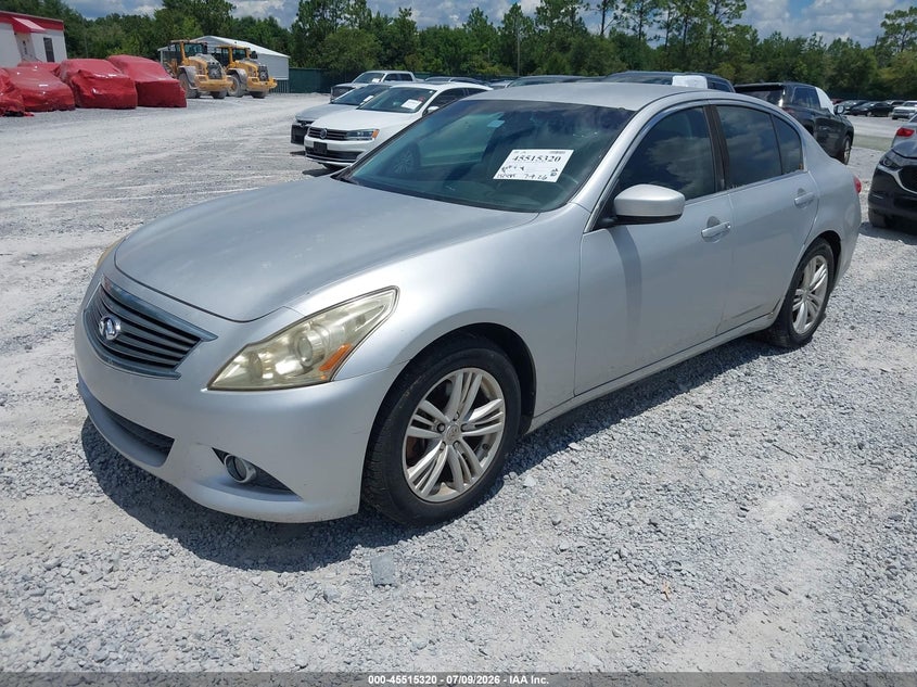 2010 Infiniti G37 VIN JN1CV6AP2AM402564 IAAI salvage auction — NORMAL WEAR, Clear (Florida), sold $700 on 2026-07-23 (photo 2)