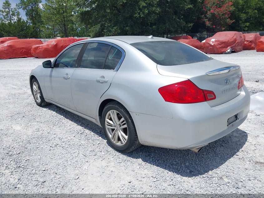 2010 Infiniti G37 VIN JN1CV6AP2AM402564 IAAI salvage auction — NORMAL WEAR, Clear (Florida), sold $700 on 2026-07-23 (photo 3)