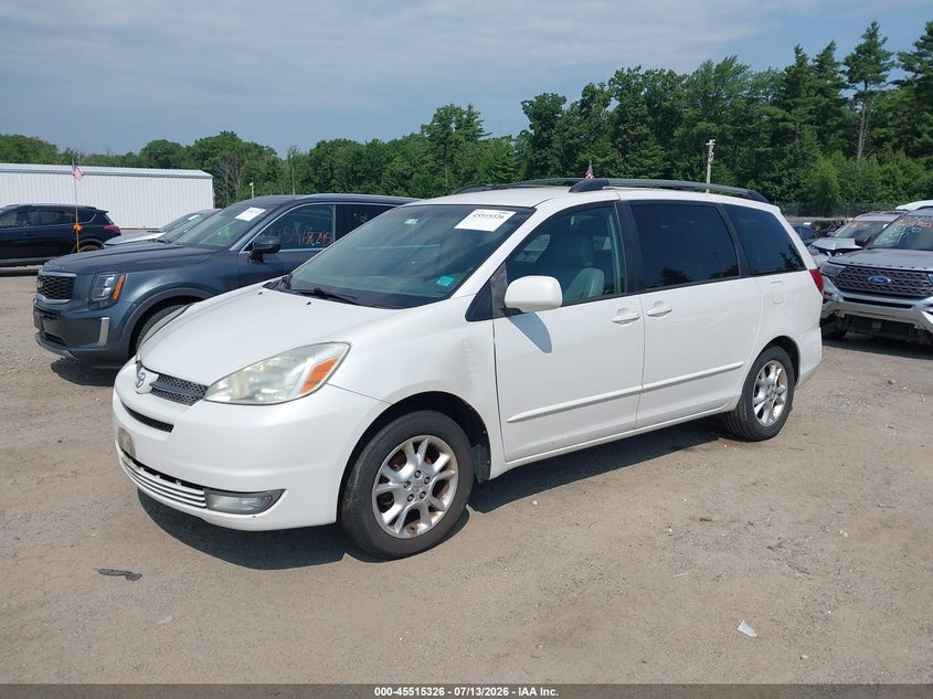 2004 Toyota Sienna VIN 5TDZA22C94S212230 IAAI salvage auction — NORMAL WEAR, Clear (Massachusetts), sold $125 on 2026-07-24 (photo 2)