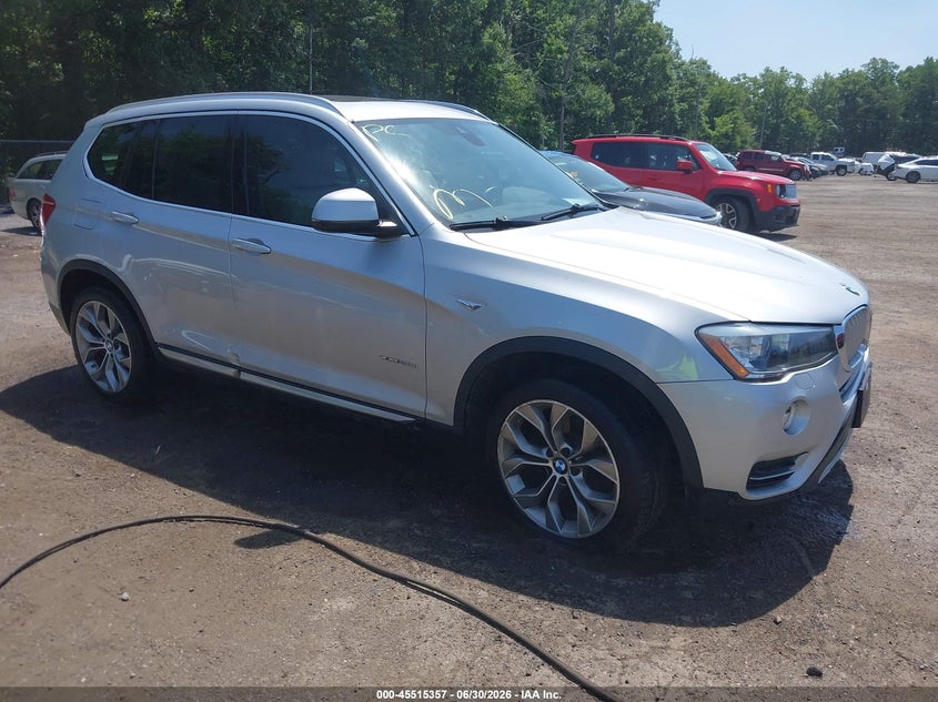 2016 BMW X3 VIN 5UXWY3C56G0N86885 IAAI salvage auction — REAR END, Salvage - Greater Than 75% (Maryland), sold $3,350 on 2026-07-29 (photo 1)