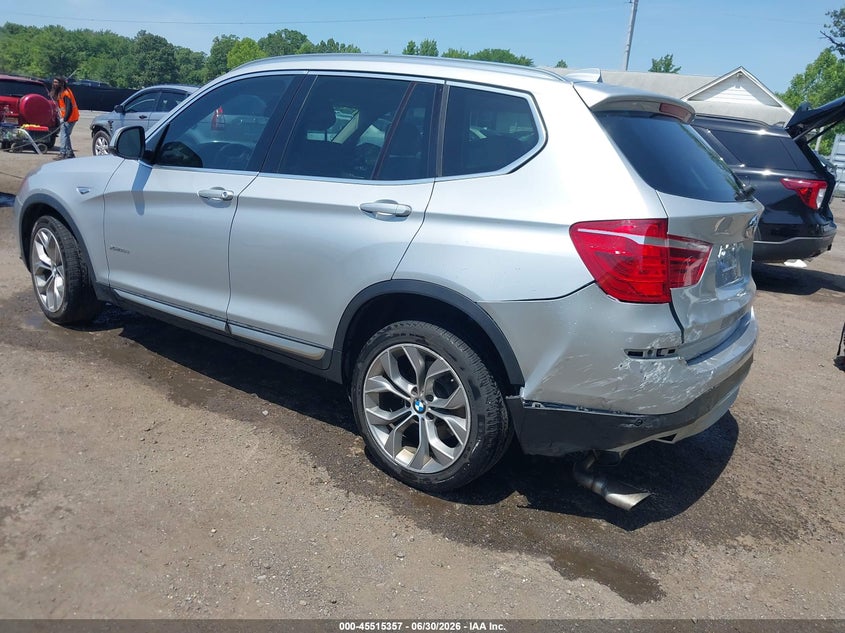 2016 BMW X3 VIN 5UXWY3C56G0N86885 IAAI salvage auction — REAR END, Salvage - Greater Than 75% (Maryland), sold $3,350 on 2026-07-29 (photo 3)