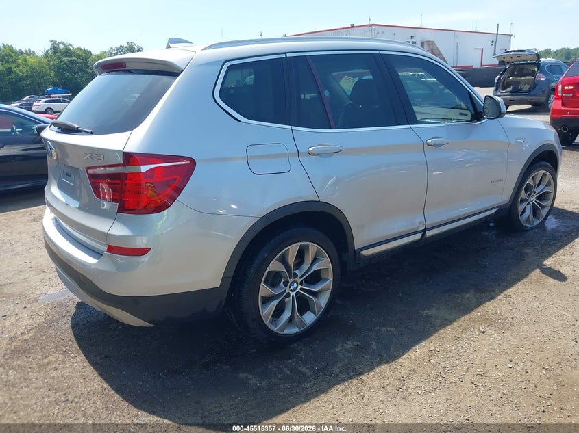 2016 BMW X3 VIN 5UXWY3C56G0N86885 IAAI salvage auction — REAR END, Salvage - Greater Than 75% (Maryland), sold $3,350 on 2026-07-29 (photo 4)