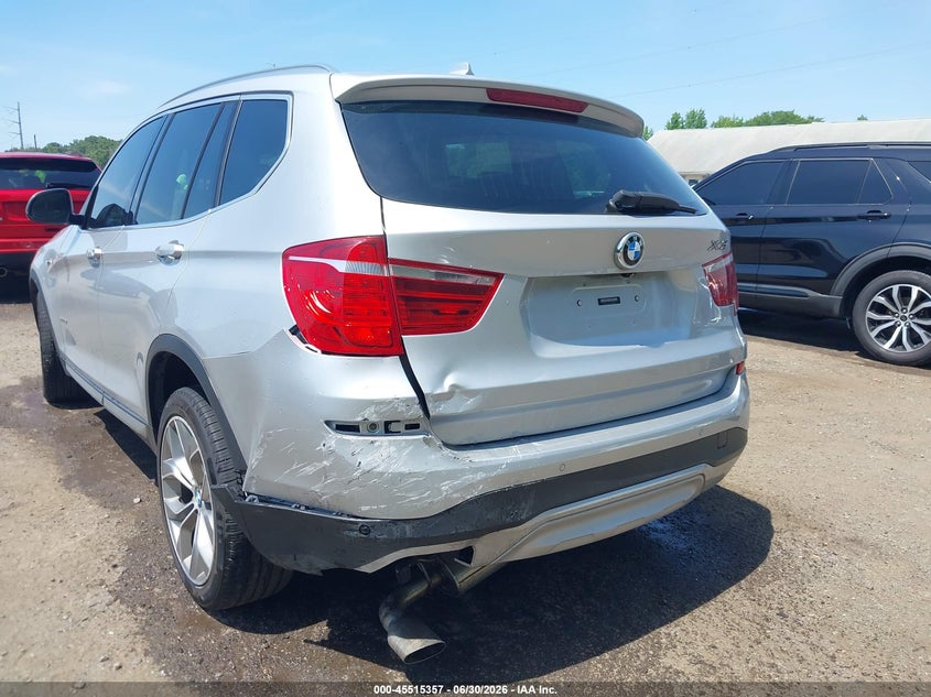 2016 BMW X3 VIN 5UXWY3C56G0N86885 IAAI salvage auction — REAR END, Salvage - Greater Than 75% (Maryland), sold $3,350 on 2026-07-29 (photo 6)