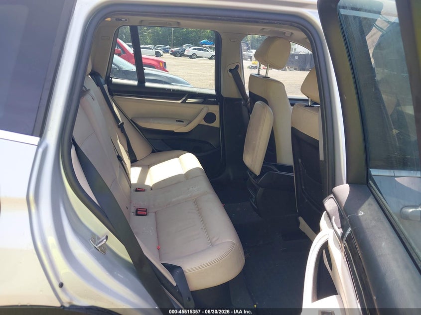 2016 BMW X3 VIN 5UXWY3C56G0N86885 IAAI salvage auction — REAR END, Salvage - Greater Than 75% (Maryland), sold $3,350 on 2026-07-29 (photo 8)