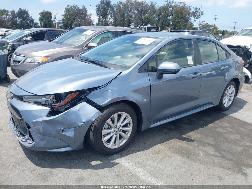2026 Toyota Corolla VIN JTDB4MEE7T3046324 IAAI salvage auction — LEFT FRONT, Salvage Title, sold $7,600 on 2026-08-26 (photo 2)